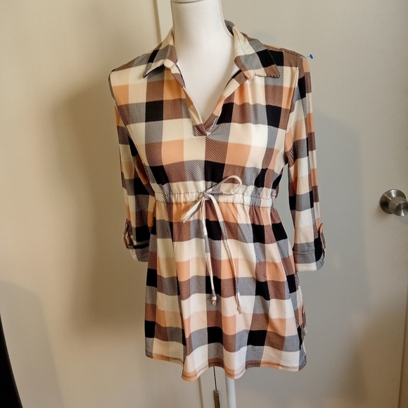 Derek Heart Maternity Blouse Medium - Picture 10 of 10